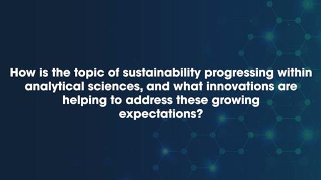 Discussing the topic of sustainability at ASMS 2025 