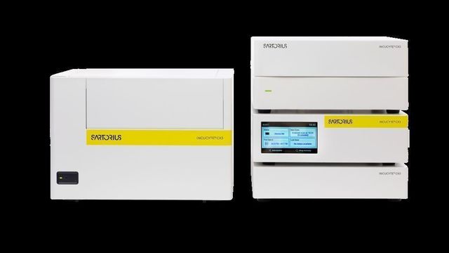 Incucyte® CX3 Live-Cell Analysis System for real-time monitoring and imaging of cell cultures.       Ask ChatGPT 