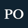 White "PO" initials on a dark blue background, styled as a minimalist logo.