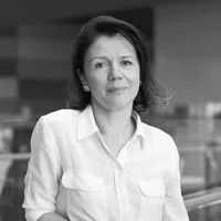 Credit: The Francis Crick Institute A greyscale headshot of Dr. Samra Turajlic.