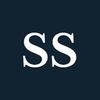 White letters "SS" on a navy background.